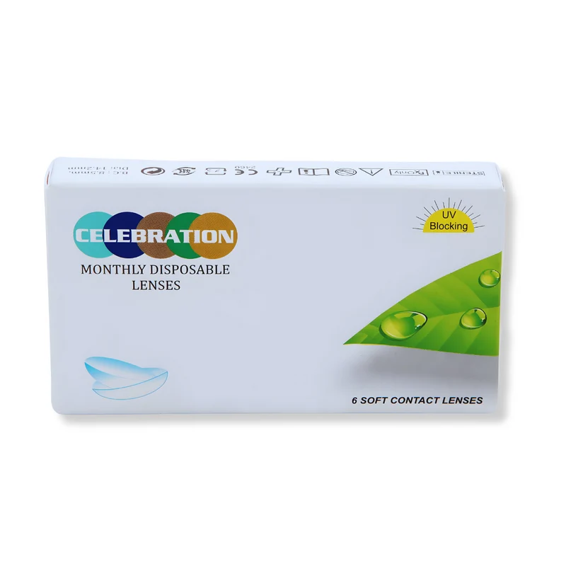Celebration Clear Monthly Disposable (6 lens)