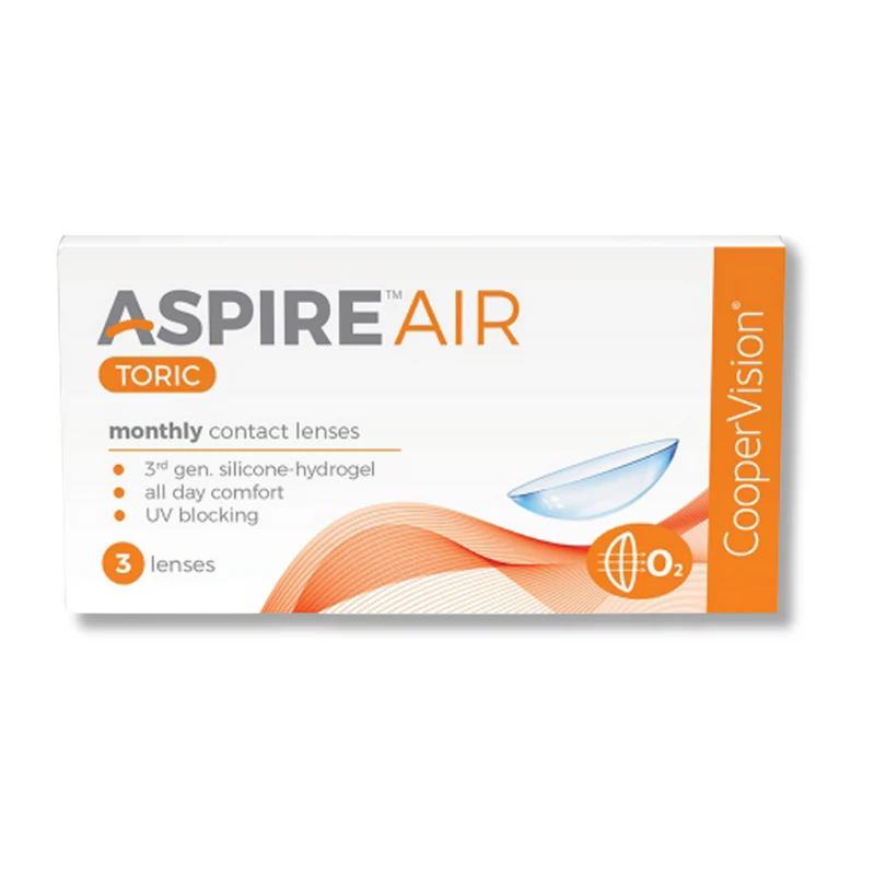 Cooper Vision Aspire Air Toric Monthly Disposable (3 Lens)