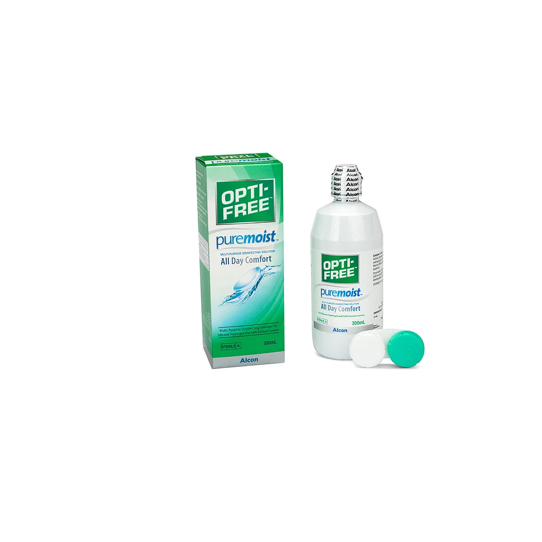 Opti-Free Pure Moist Contact Lens Solution 300 ml